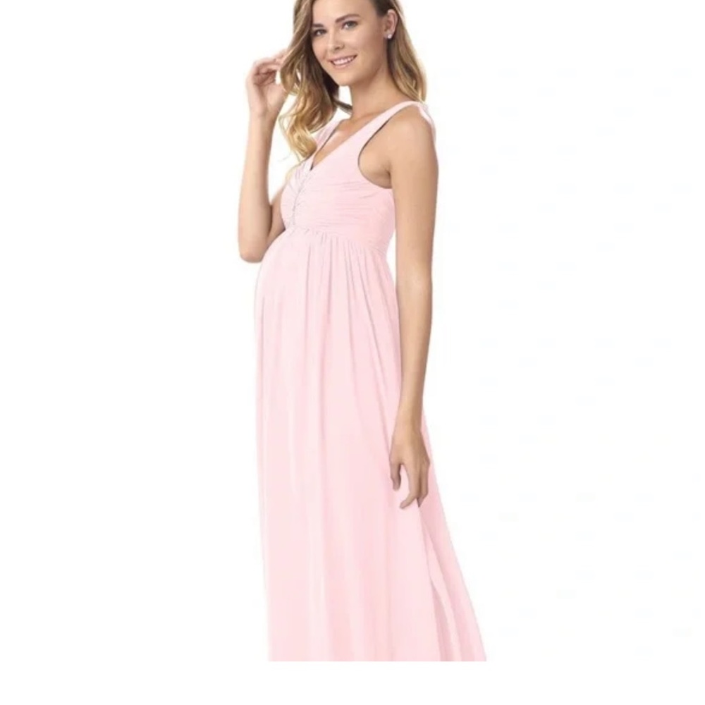 Azazie Blushing Pink Bridesmaids Dress- size A12